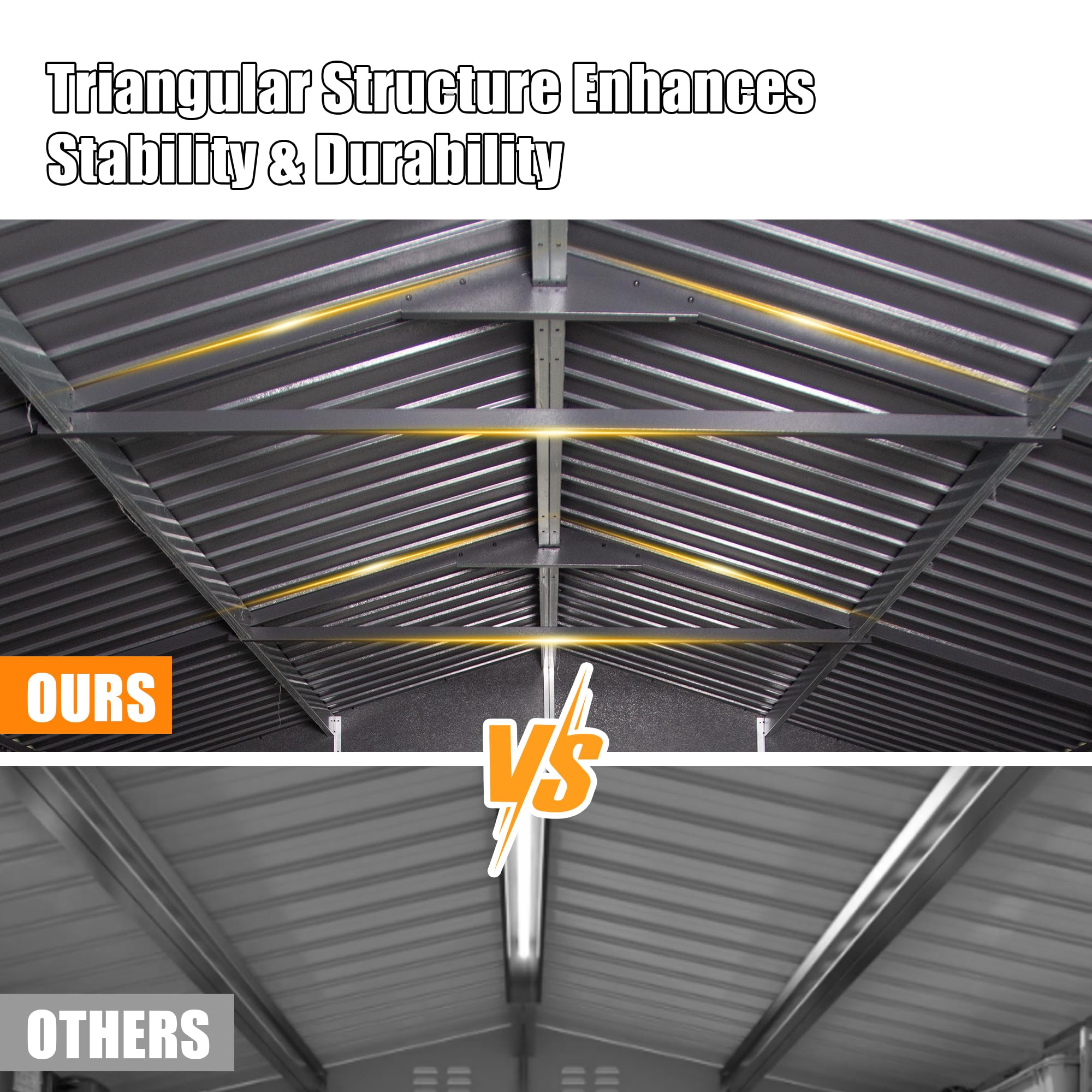 Titan 12'x25' Heavy-Duty Metal Garage | All-Weather Shelter & Storage Suite