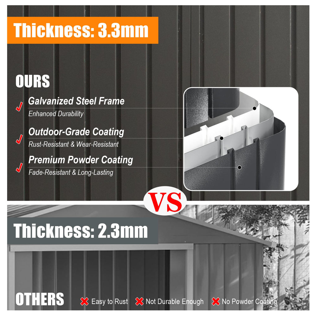 Titan 12'x25' Heavy-Duty Metal Garage | All-Weather Shelter & Storage Suite